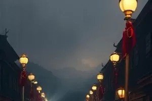 都市悬疑剧《雾港来信》中码头集装箱与雾气弥漫的剧照