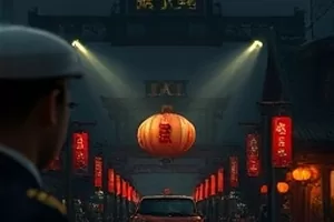 市井群像短剧《夜市收摊以后》中打烊摊位与收拾桌面的人