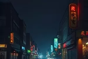 公路题材剧《北纬四十七》中笔直国道与路边白杨树的远景